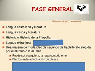 FASE GENERAL
 