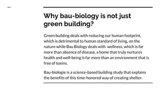 Bau biology | PPTX
