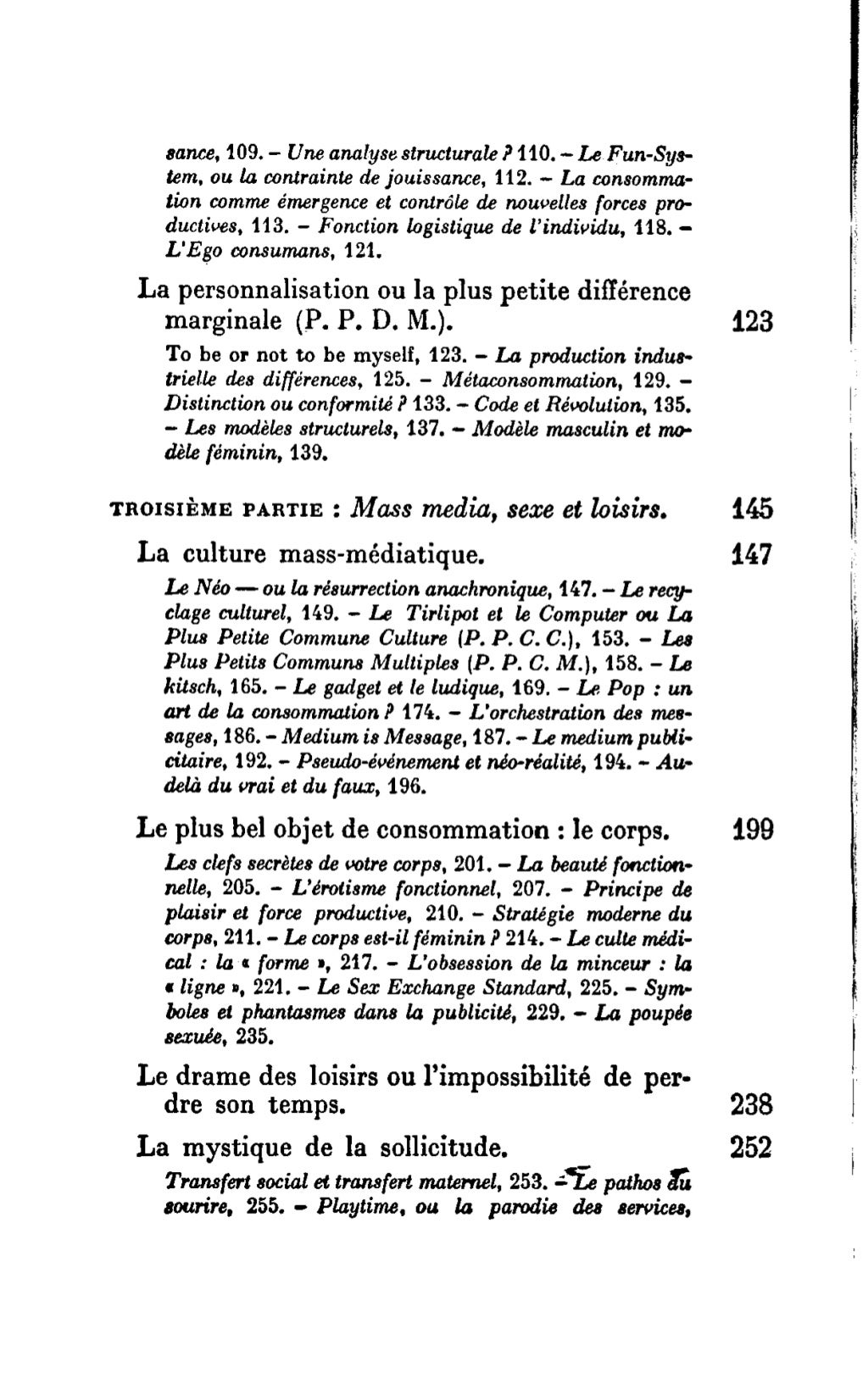 Baudrillard, jean la société de consommation