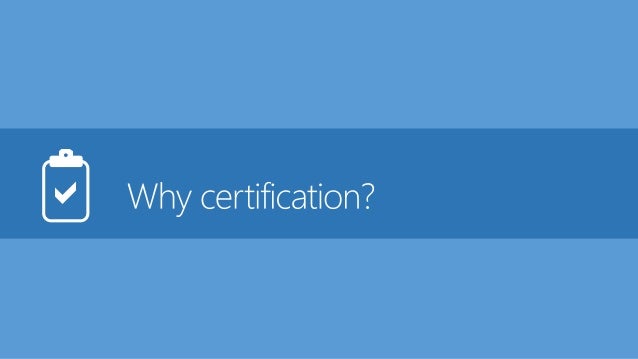 Certification in Microsoft Azure