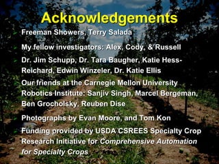 Preliminary Trial: The WeedSeeker | PPT