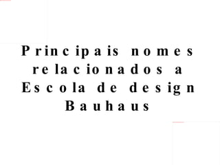 PAVILHÃO DE BARCELONA, 1929 Pavilhão alemão. Ludwig Mies van der Rohe, é um dos principais nomes da arquitetura do século 20. Alemão naturalizado estado-unidense, foi professor na Bauhaus, assumindo a sua direção em 1930, é um dos formadores do movimento International Style, marcado por sua clareza e simplicidade. Aço e vidro foram seus principais materiais representativos, que agregaram concepções de elegância e cosmopolitismo. Famoso também pelas frases: Less is More (Menos é Mais), preceito do minimalismo e God is in the Details (Deus está nos detalhes). Célia Maria F. M. Ribeiro  Autor(es) : Ludwig Mies van der Rohe  