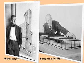 Henry van de Velde Walter Gropius 