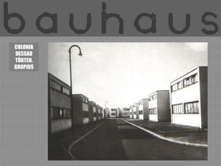 COLONIA
DESSAU
TÖRTEN,
GROPIUS
 