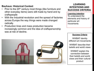 Bauhaus lesson powerpoint | PPTX