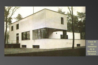 Casa de los maestros de la  Bauhaus, Gropius 