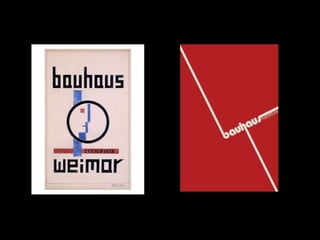 En abril de 1924 Kandinsky presento un plan de trabajo para el taller de pintura mural que abarcaba una gran variedad de ejercicios prácticos y teóricos. Su interés se centraba en la relación entre forma y color. Kandinsky reparte entre los alumnos una encuesta en la que debían relacionar formas y colores básicos. La mayoría se decidió por el orden triángulo-amarillo, círculo-azul, cuadrado-rojo.