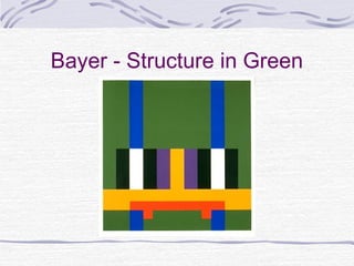 Bayer - Structure in Green
 
