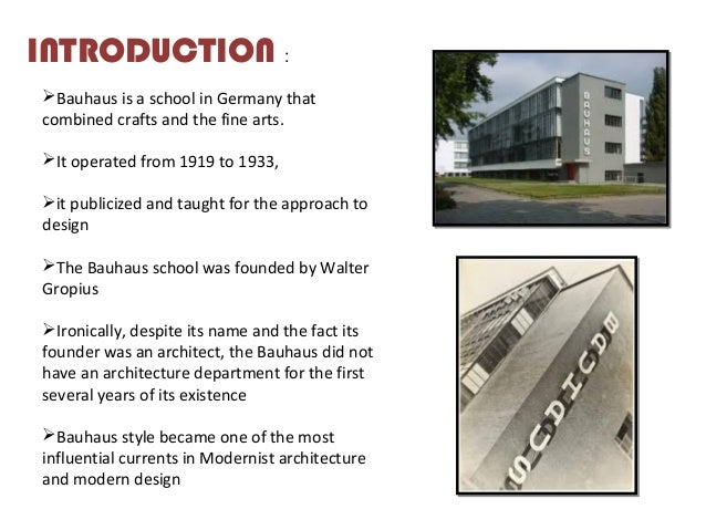 bauhaus final ppt