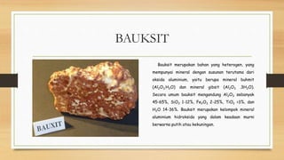 Bauksit in english