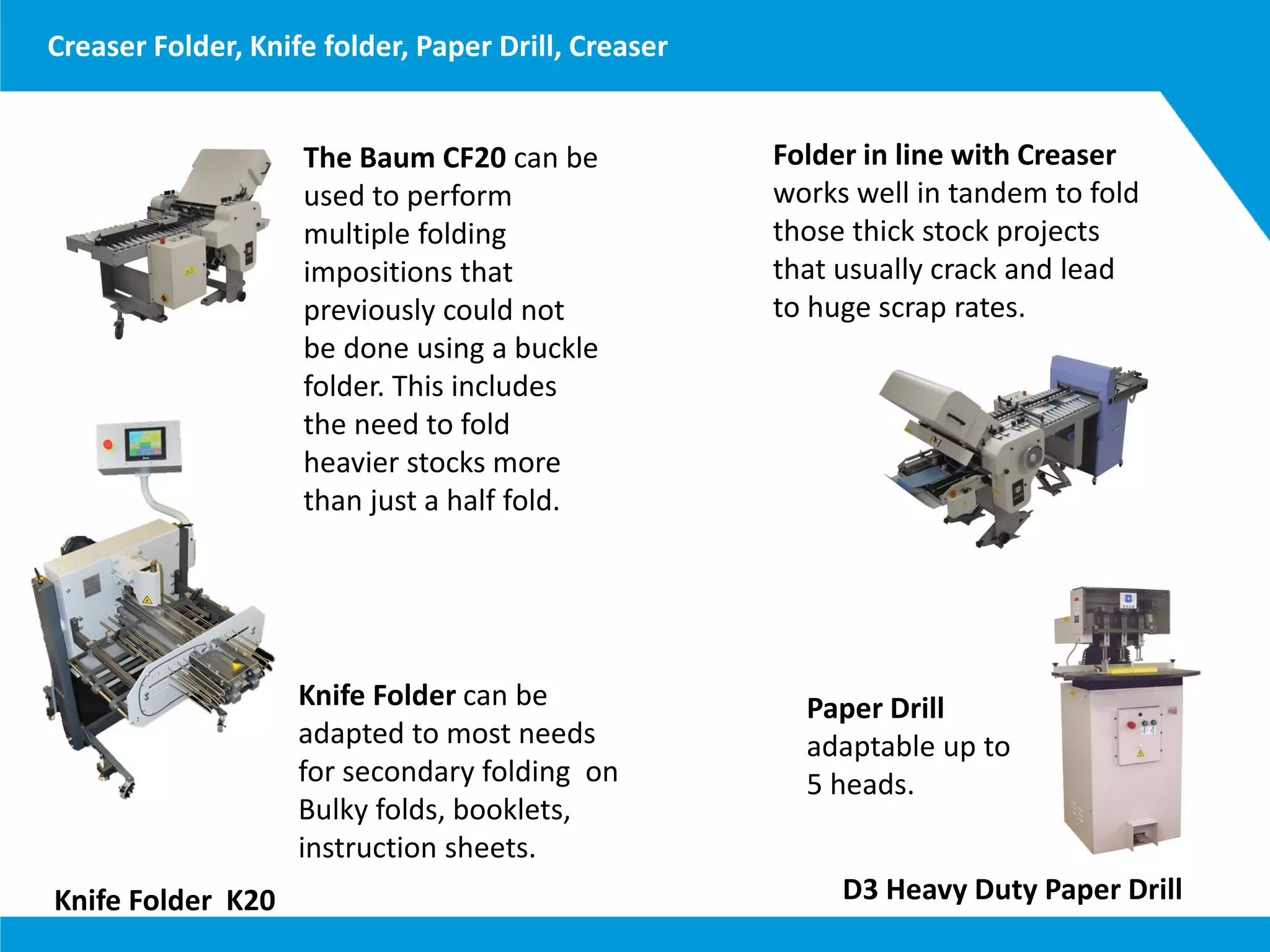 Baumfolder product solutions Guide | PPT