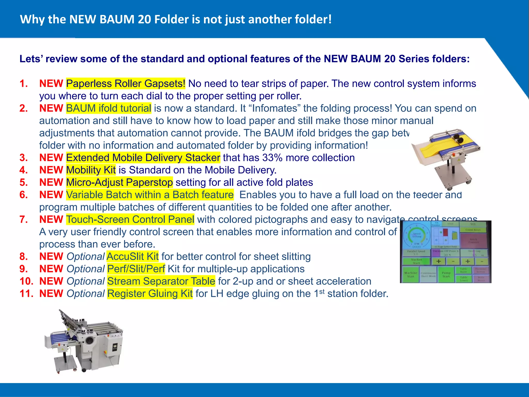 Baumfolder product solutions Guide | PPT