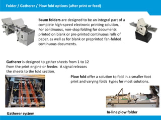 Baumfolder product solutions Guide | PDF