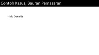 Bauran Pemasaran