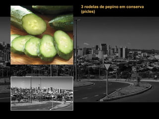 3 rodelas de pepino em conserva (picles) 