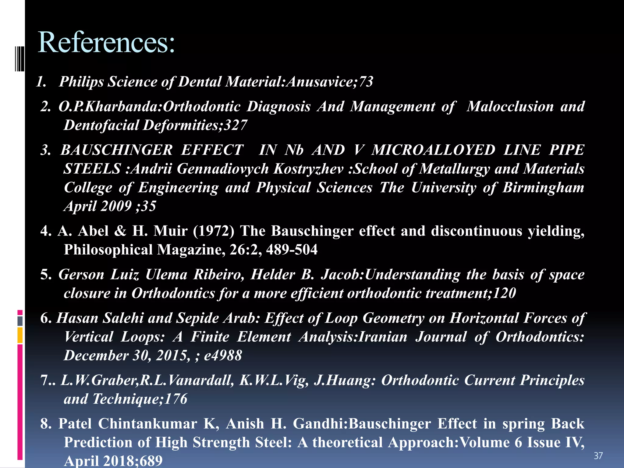 Bauschinger Effect | PPTX