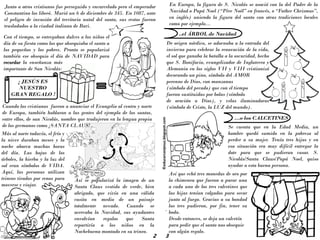  La historia de S. Nicolás - Santa Claus Papá Noel en cuadernillo