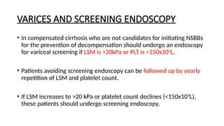BAVENO 7 CONSENSUS GUIDELINES.pptx mode of treatement | PPTX