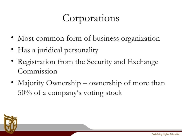 most common form of business ownership
