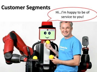 Customer Segments
Hi…I’m happy to be of
service to you!
 