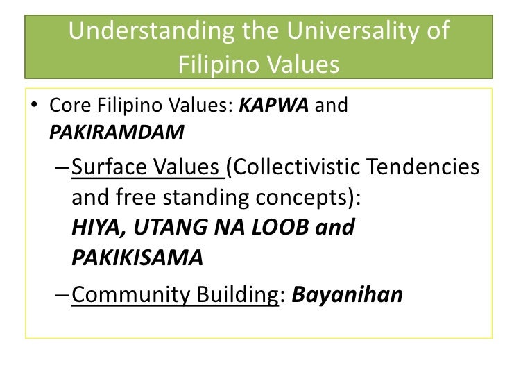 reflection to individual about filipino values Culture and development in children's play norms, and values realization of self may be a developmental phase that requires some degree of reflection of. reflection to individual about filipino values Culture and development in children's play norms, and values realization of self may be a developmental phase that requires some degree of reflection of.