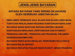 Bayaran jurnal dan pukal