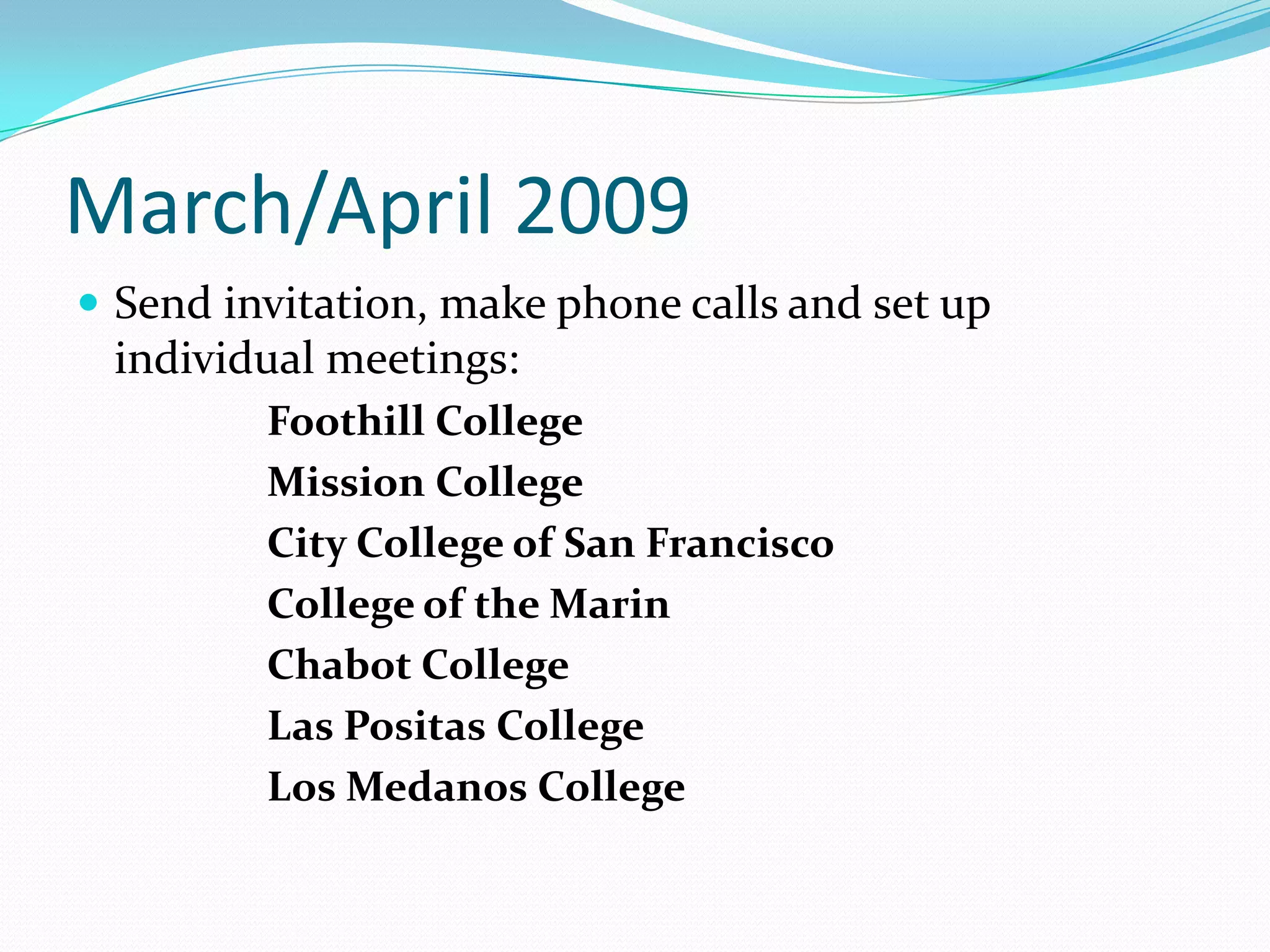 Bay Area Networkplanning