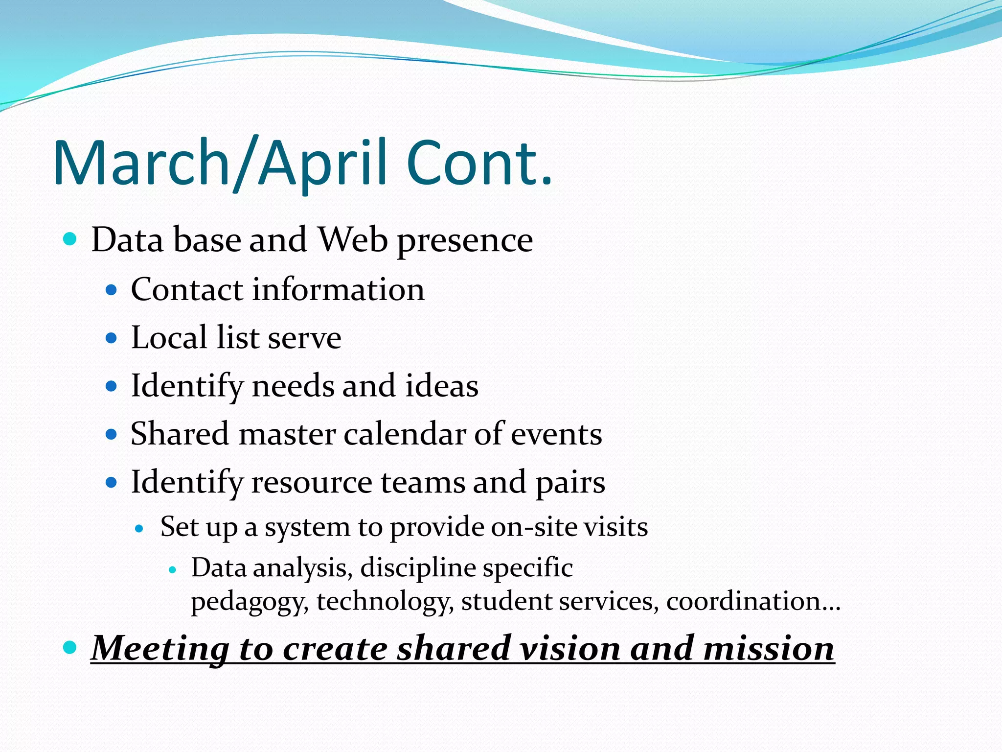 Bay Area Networkplanning