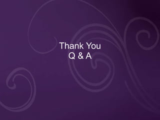 Thank You Q & A 