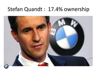 Stefan Quandt : 17.4% ownership
 