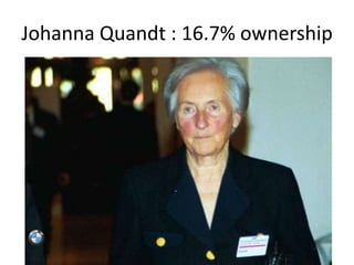 Johanna Quandt : 16.7% ownership
 