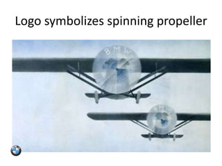 Logo symbolizes spinning propeller
 