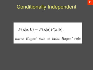 81
Conditionally Independent
 