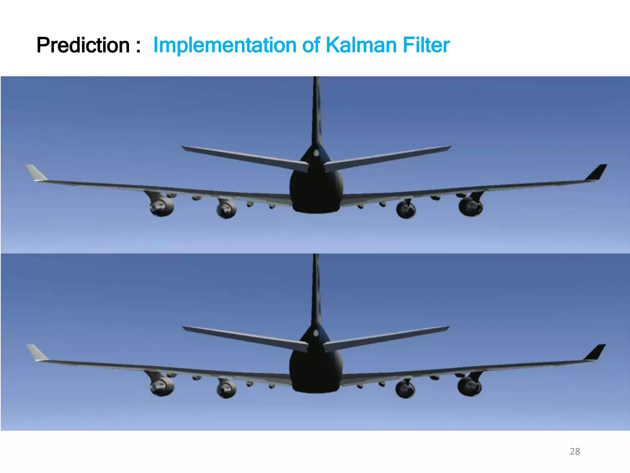 28
Implementation of Kalman FilterPrediction :
 