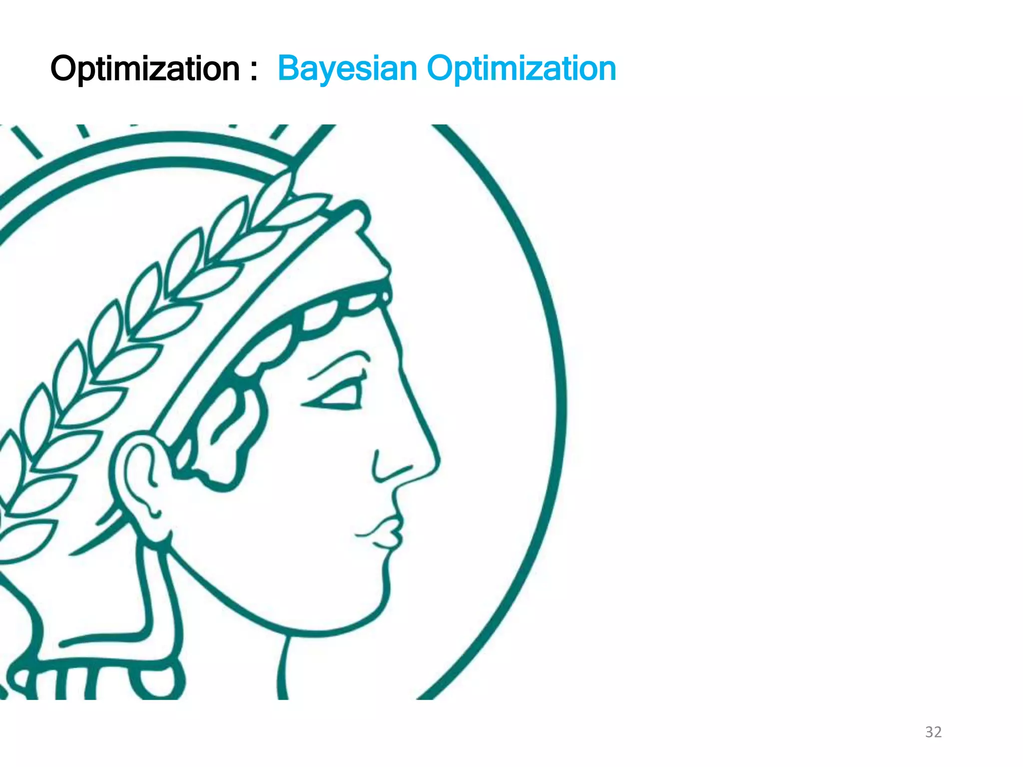 32
Bayesian OptimizationOptimization :
 