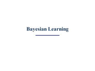 Bayesian learning | PPT