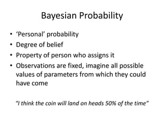 Quote Bayesian Bayesian statistics | PPTX