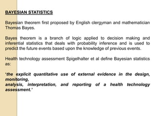 Bayesian statistics | PPTX