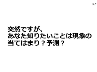 ͻȻǤ
ʤ֪ꤿȤϬF
ƤϤޤꣿy
27
 