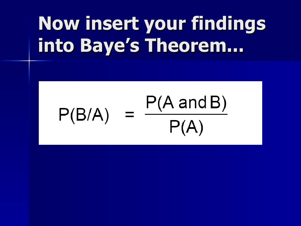 Baye’s Theorem