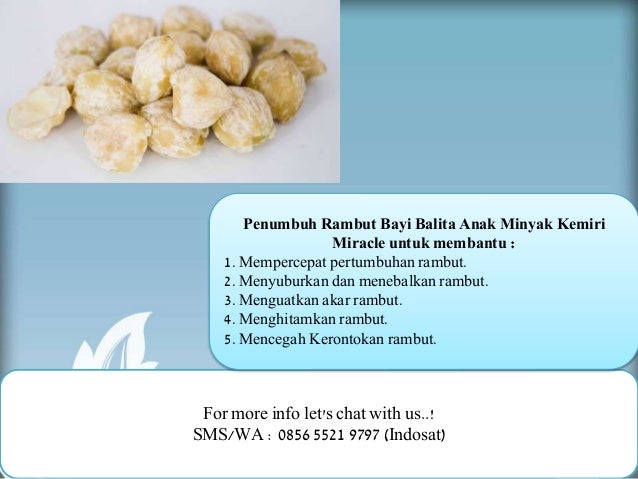 Minyak kemiri yang bagus untuk rambut bayi, 0856 5521 9797 