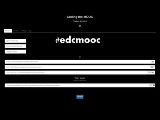 #edcmooc
 