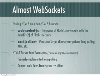 Hacking (with) WebSockets