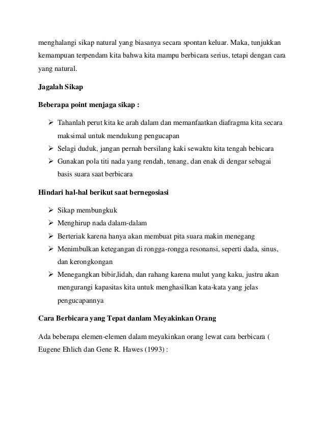 Tugas Rangkuman Teknik Negosiasi