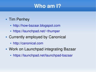 Introduction to Bazaar | PPT