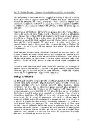 Bazat e kriminalistikes me taktiken kriminalistike | PDF