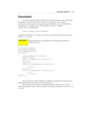 Bazat e programimit ne C++ (agni dika) | PDF
