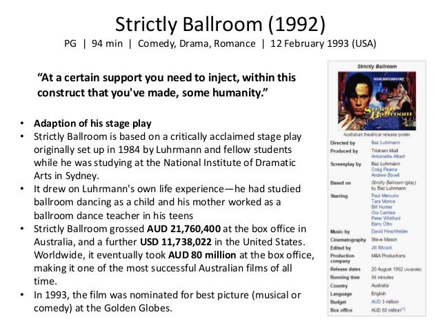 strictly ballroom the island essay strictly ballroom the island essay