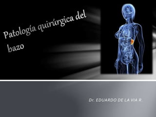 Dr. EDUARDO DE LA VIA R.
 