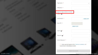 Designed by GeM Training Team5 JUNE 2018
 